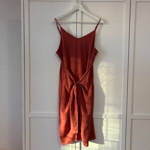 She + Sky cami dress with waist tie (size L)